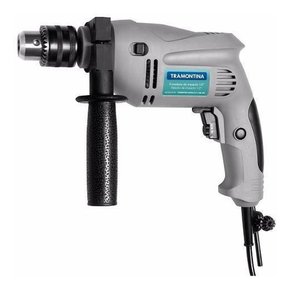 Furadeira martelete elétrica de 13mm tramontina 42360 500w + acessórios 127v 50hz/60hz