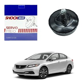 Hidrovácuo servo freio honda civic 1.8 / 2.0 2014 2015 2016
