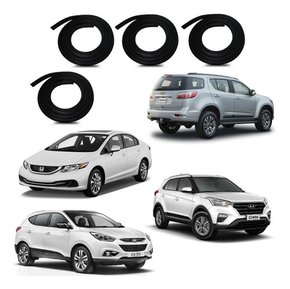 Jg 4 borracha porta ranger e trailblazer 2013 a 2020 / creta