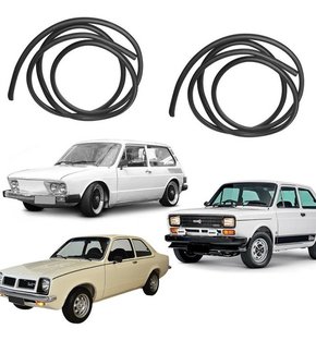 Jg borracha 2 portas fiat 147 / chevette 73 a 82 / brasília