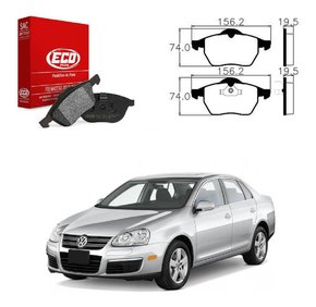 Jg pastilha de freio dianteira passat 2.8 vr6 1994 1995 1996