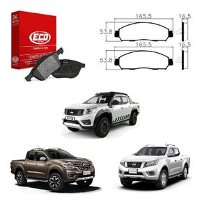 Jg pastilha freio dianteira frontier 4x4 2.3 2017 2018 2019