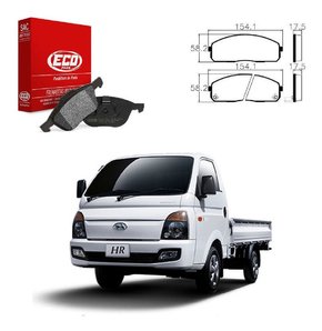 Jg pastilha freio dianteira hyundai hr 2.5 tci 8v 2005/2012