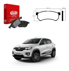 Jg pastilha freio dianteira kwid 1.0 2017/2019 (disco solido