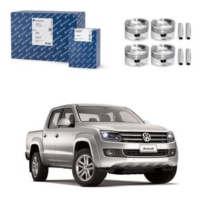 Jogo 4 pistões 0,50 amarok 2.0 16v diesel 2010 2011/2014 ks