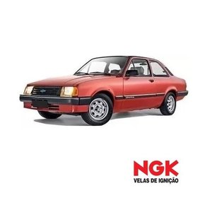 Jogo 4 velas chevette chevy marajó a alcool ngk bp8fs