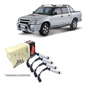 Jogo cabo de vela s10 2.4 mpfi 8v gasolina 2001 a 2006 delphi xs10555