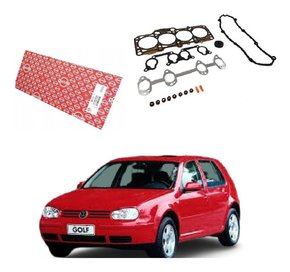 Jogo junta cabeçote golf 2.0 8v 2003 2004 2005 2006 2007