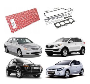 Jogo junta superior cabeçote hyundai i30 2.0 16v 2010 a 2012