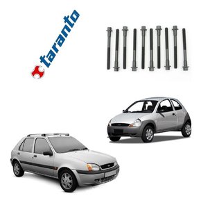 Jogo parafuso cabeçote ka 1.0 / 1.3 8v endura 1997 1998 1999