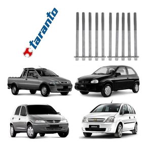 Jogo parafuso cabeçote meriva 1.8 8v 2003 2004 2005 2006