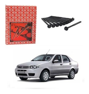 Jogo parafuso cabeçote siena 1.3 8v 2003 2004 2005