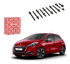 Jogo parafuso de cabeçote peugeot 208 1.2 12v 2020