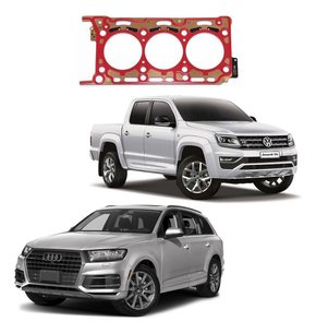 Junta cabecote audi q7 3.0 diesel 2019 direita cilindro 1 a3