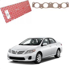 Junta coletor escape corolla 1.8 16v 2007 2008 2009 2010