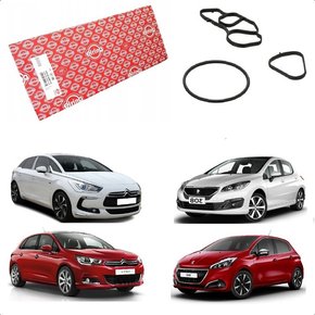 Junta filtro oleo peugeot 2008 1.6 16v 2015 2016 2017 2018