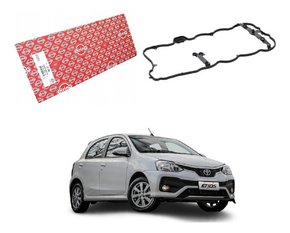 Junta tampa de válvula toyota etios 1.3 16v 2012 2013 a 2016