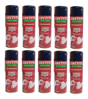 Kit 10 descarbonizante powerclean limpa bico injetor loctite