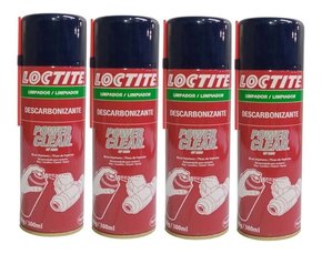 Kit 4 descarbonizante power clean limpa bico injetor loctite