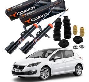 Kit amortecedor dianteiro peugeot 308 2010 2011 2012 a 2019