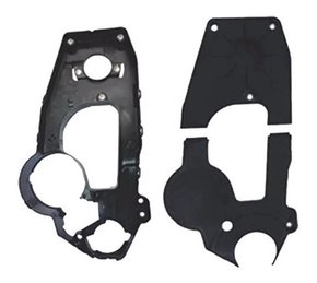 Kit capa da correia meriva 1.8 8v 2003 a 12 com direção hidr