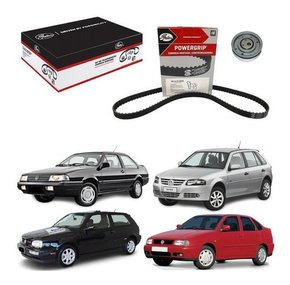 Kit correia dentada 121dt. santana ap 2.0 8v 2002 2003 2004