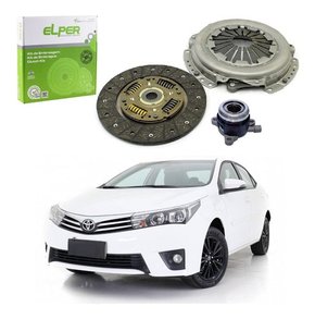 Kit embreagem c/ atuador corolla 1.8 16v 2014 2015 2016 2017