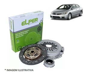 Kit embreagem new civic si 2.0 16v 2007 2008 2009 2010 2011