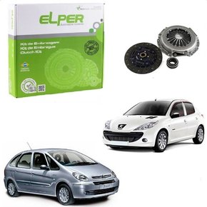 Kit embreagem peugeot 206 1.4 8v 2006 2007 2008 2009 2010