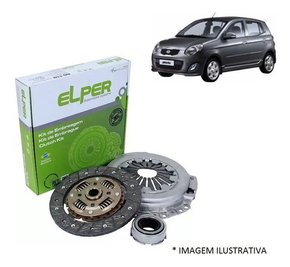 Kit embreagem picanto 1.0 2006 2008 2009 2010 original elper