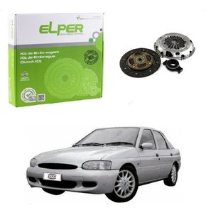 Kit embreagem +rolament escort 1.8 16v 1997 1998 1999 a 2003