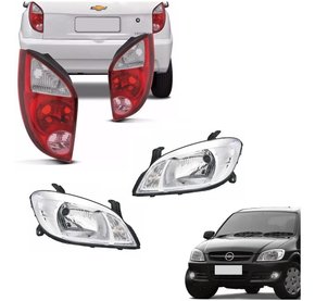 Kit farol orgus + lanterna bicolor ht celta 2007 2008 2009..