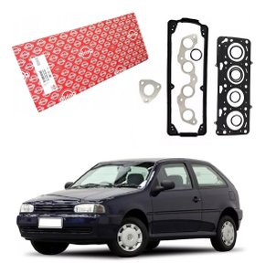 Kit junta retificação gol 1.0 at 8v 97 98 99 2000 2001 chapa