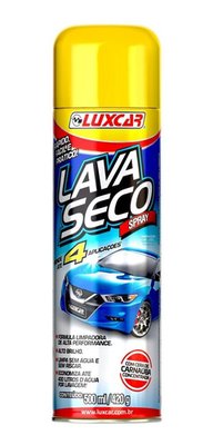 Lava seco spray luxcar 500 ml limpa e encera sem agua *2595