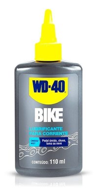 Lubrificante corrente bike wd-40 wet úmido chuva lama 110ml