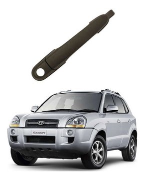 Maçaneta dianteira passageiro c/furo s/chav tucson 2005/2015