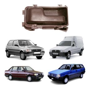 Maçaneta interna marrom l. passageiro uno mille elba premio