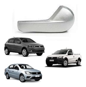 Maçaneta interna prata lado passageiro gol g7 saveiro g7