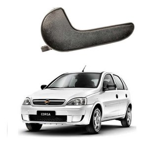 Maçaneta interna preta lado passageiro meriva / corsa maxx