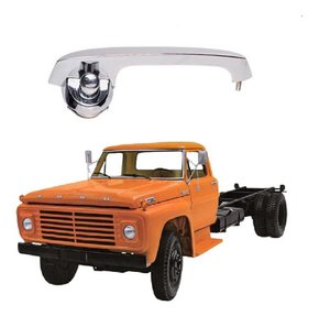 Maçaneta l. passageiro crom s/chave f100 f1000 1972 a 1991