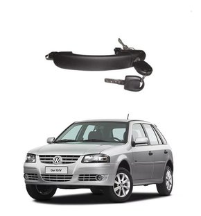 Maçaneta porta mec c/chave gol g4 2p 2005 2006 2007 2008