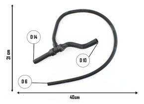 Mangueira ar quente doblo 1.3 16v 2002 a 2006