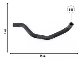 Mangueira ar quente toyota hilux 2.5 3.0 2005 em diante