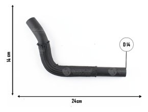 Mangueira bomba d agua renault master 2.8 8v