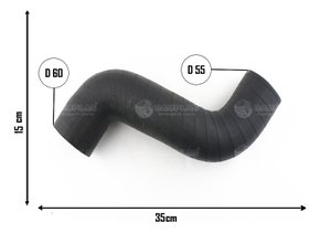 Mangueira entrada intercooler amarok 2010 em diante