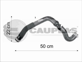 Mangueira inferior citroen 307/c4 pallas/hatch 2006 a 2012