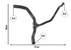 Mangueira inferior clio/kangoo 1.6 16v 1998 em diante