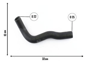 Mangueira inferior honda fit 1.4 1.5 2003 em diante