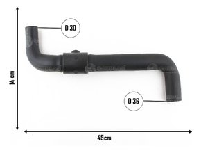 Mangueira inferior master 2.8 8v 2002 a 2004