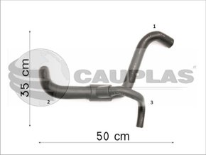 Mangueira inferior palio/siena 1.6 8v 1997 a 2000